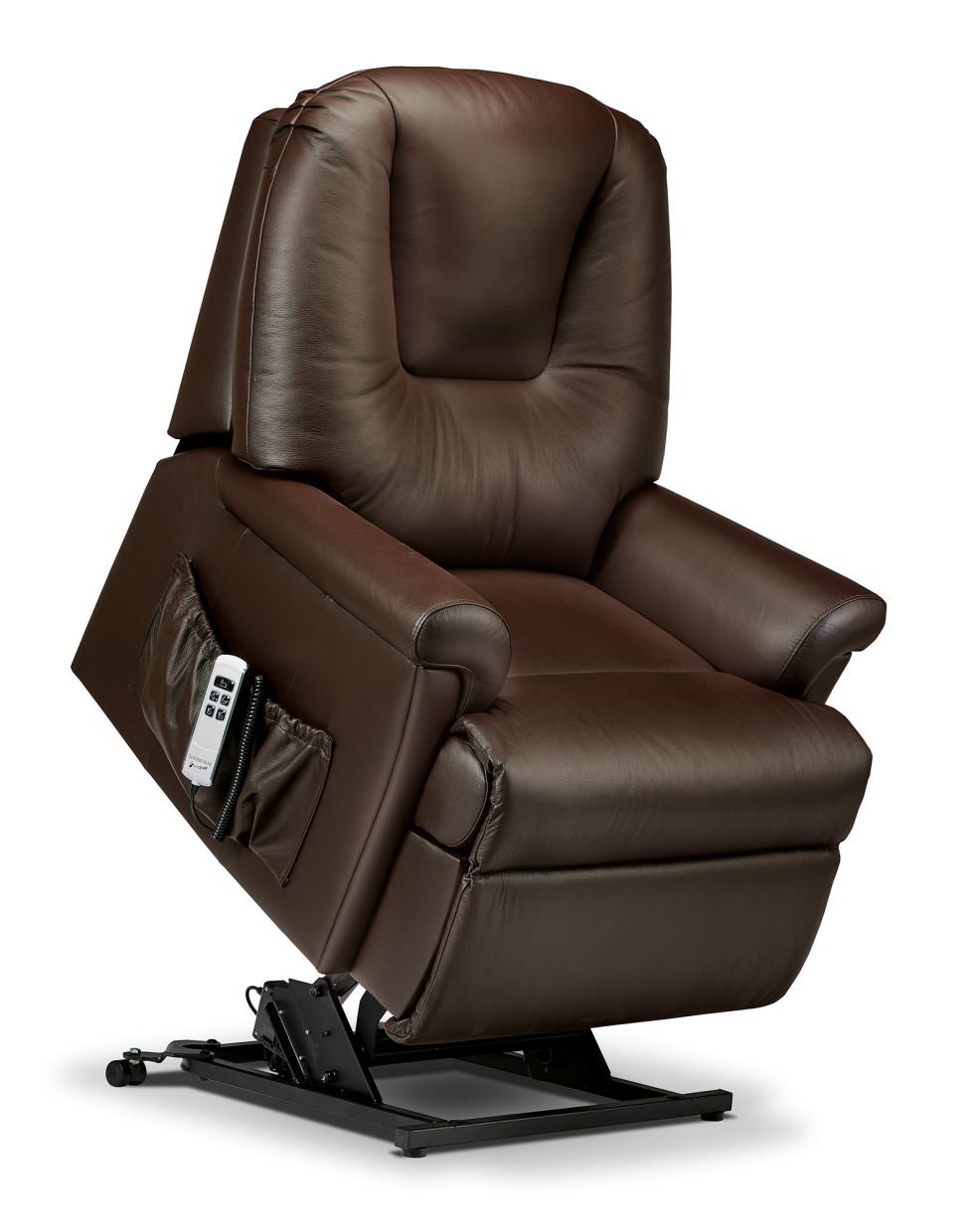 Sherborne Milburn Petite Leather Rise & Recliner Chairs Recliners and
